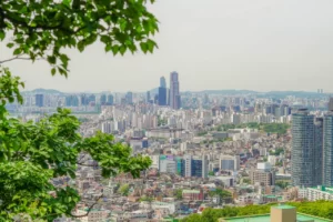 View from Namsan Mountain
